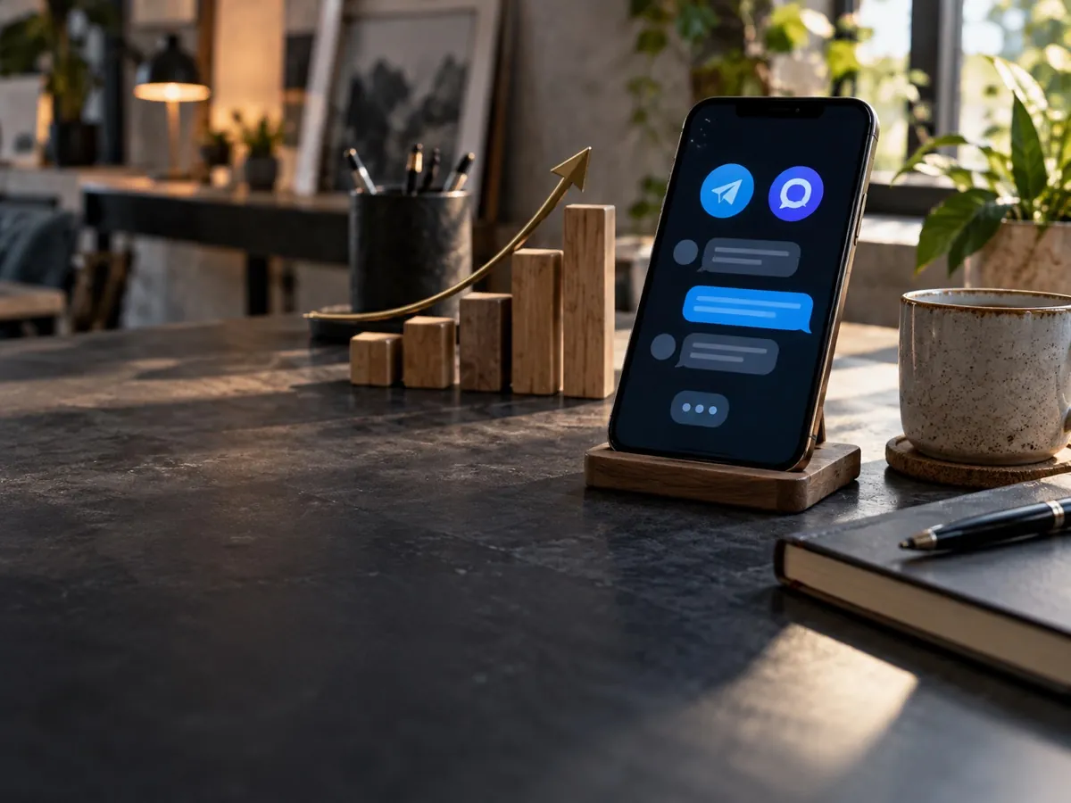 Продажи через MAX и Telegram: тематическая обложка кейса